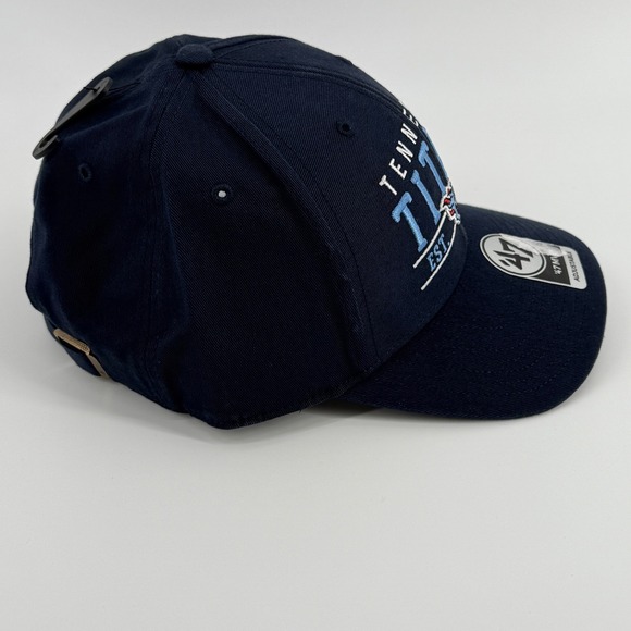 Tennessee Titans 47 Brand NFL Navy Blue Adjustable Baseball Cap Hat Football NEW - Picture 5 of 12